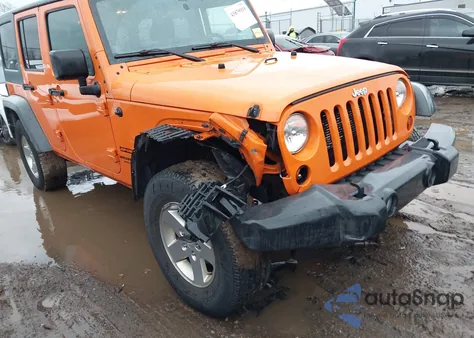 2012 Jeep Wrangler Unlimited Sport z USA, uszkodzony, nr VIN 1C4BJWDG5CL151659